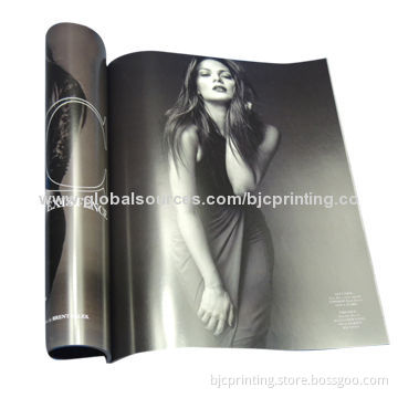 Fashion hair style magazine printer, color printing, fast delivery